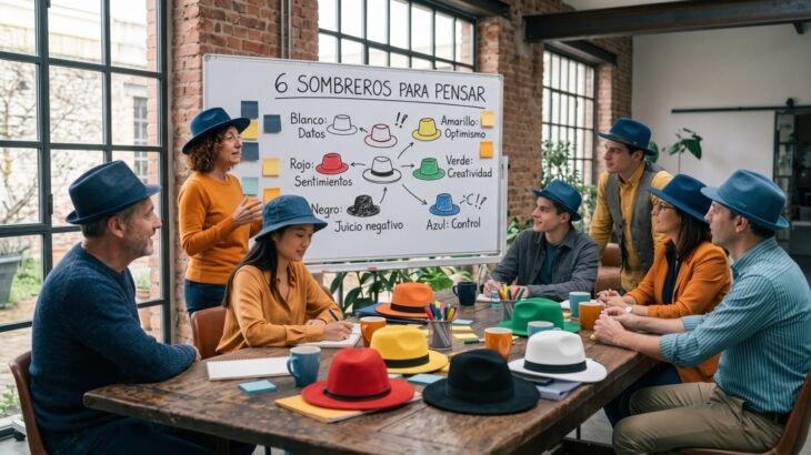 Creatividad La dinámica de los 6 sombreros para pensar