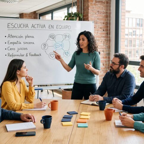 Escucha activa en equipo