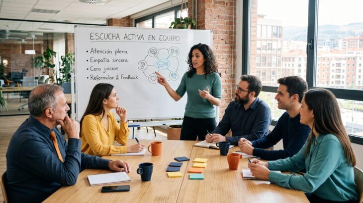 Escucha activa en equipo